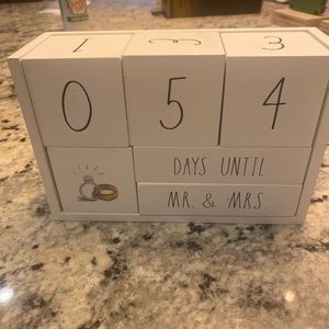 Rae Dunn Countdown to Wedding Christmas Birthday